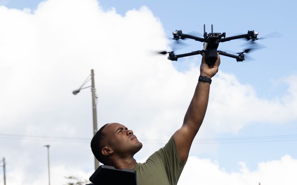 U.S. Marines with 3d Recon Host Small Unmanned Aerial Systems Training