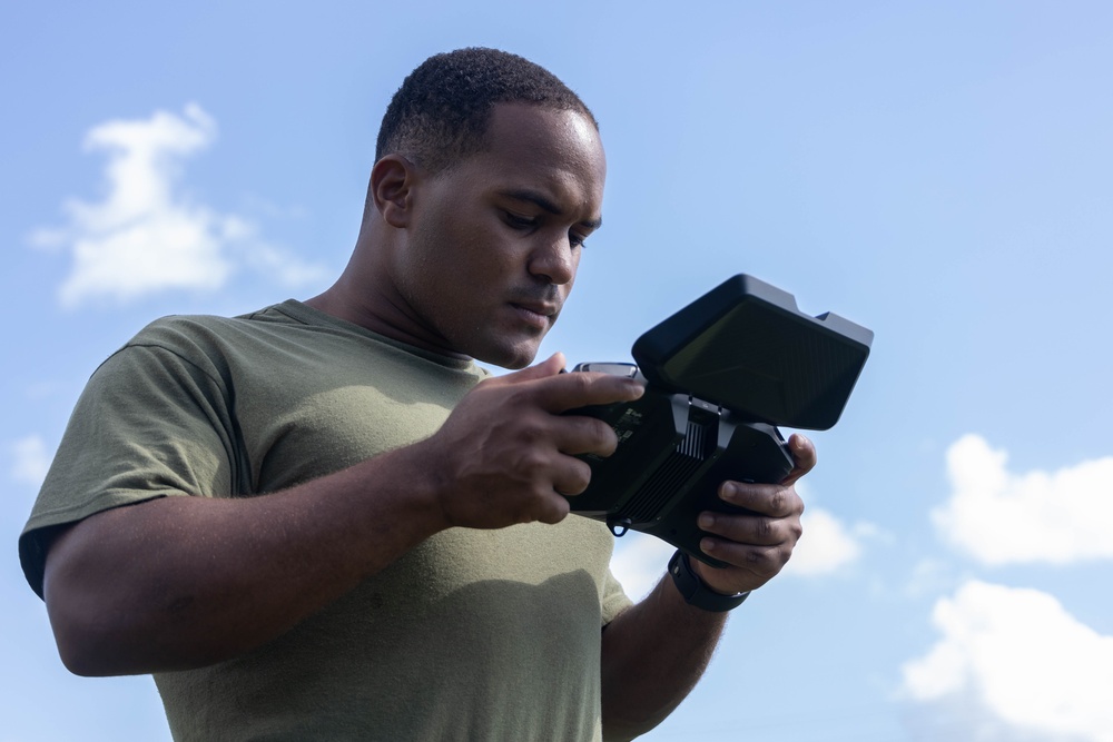 U.S. Marines with 3d Recon Host Small Unmanned Aerial Systems Training