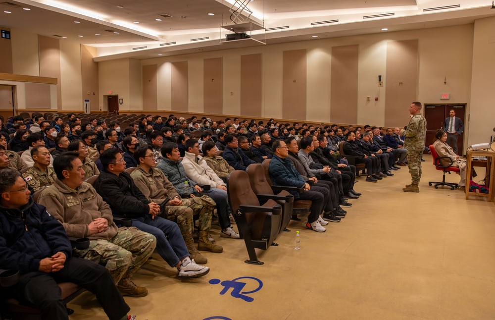 Members of the MSC-K were recognized for their exceptional service and invaluable support during the Task Force Korea Enduring Equipment Set (KEES) redistribution mission on Dec. 4.