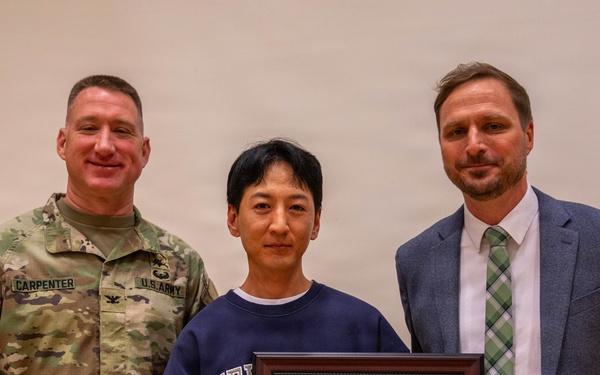 Members of the MSC-K were recognized for their exceptional service and invaluable support during the Task Force Korea Enduring Equipment Set (KEES) redistribution mission on Dec. 4.