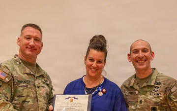 Members of the MSC-K were recognized for their exceptional service and invaluable support during the Task Force Korea Enduring Equipment Set (KEES) redistribution mission on Dec. 4.
