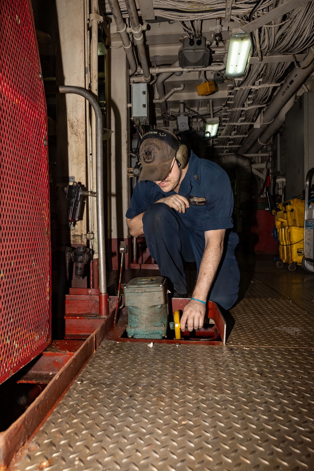 USS San Antonio Conducts a Replenishment-At-Sea