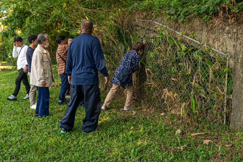 Okinawa City Landowners Association members visit Kadena