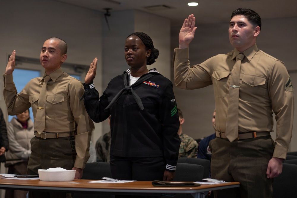 MCAS Iwakuni Naturalization ceremony