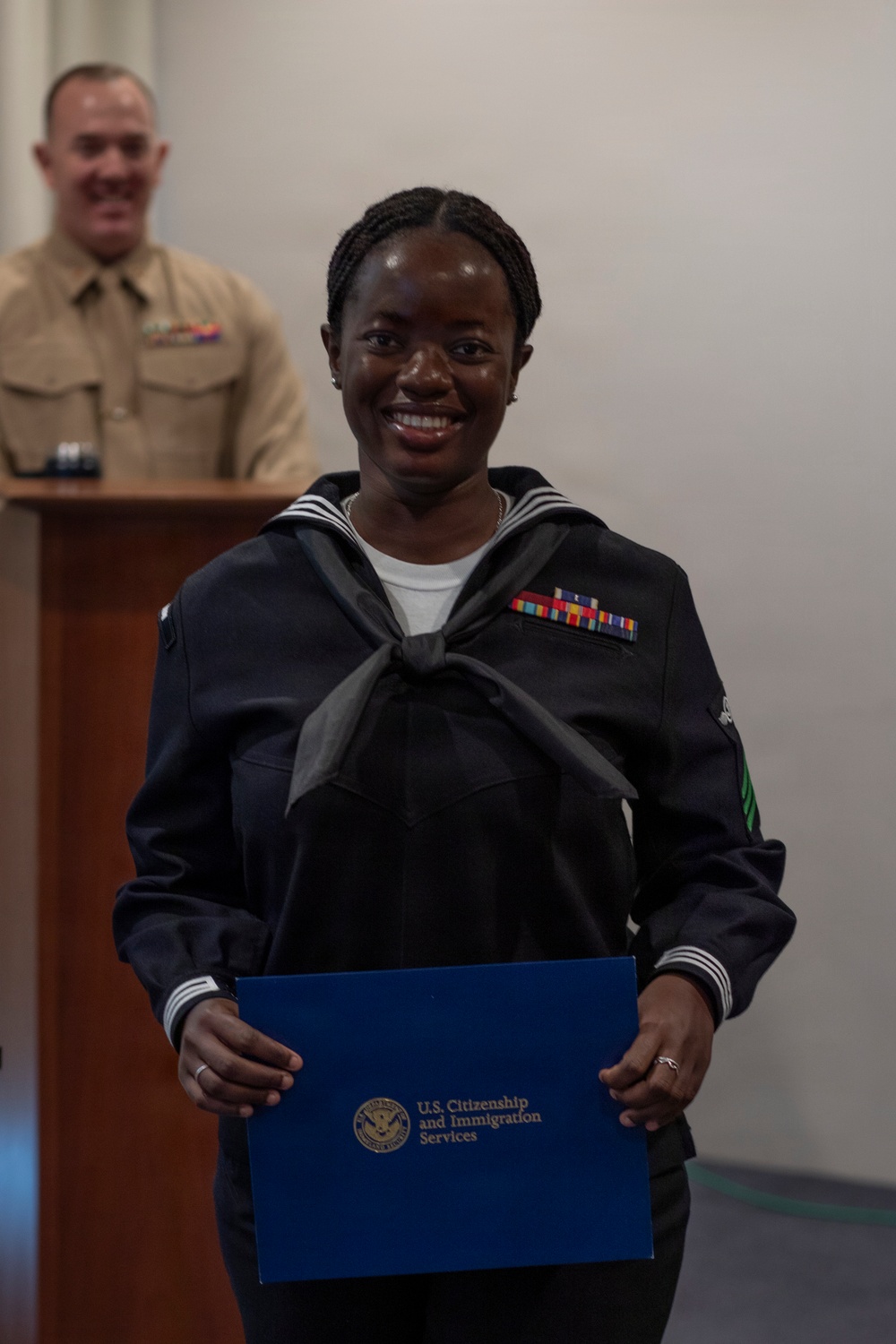 MCAS Iwakuni Naturalization ceremony