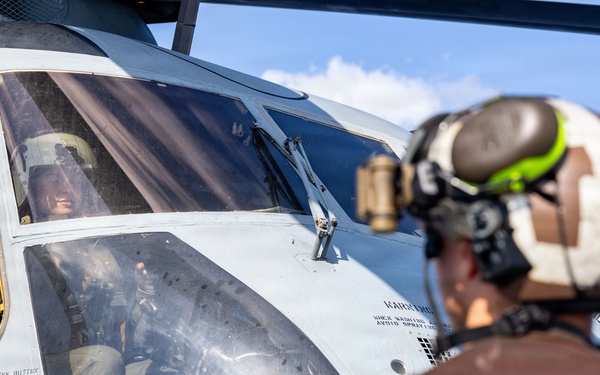 USS San Antonio Conducts Flight Operations