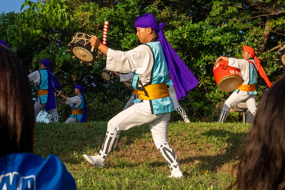 Okinawans celebrate Kikushu at Kadena
