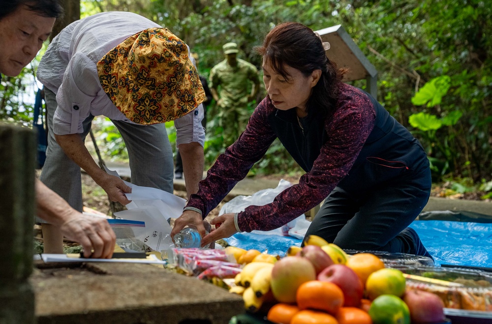 Okinawans celebrate Kikushu at Kadena