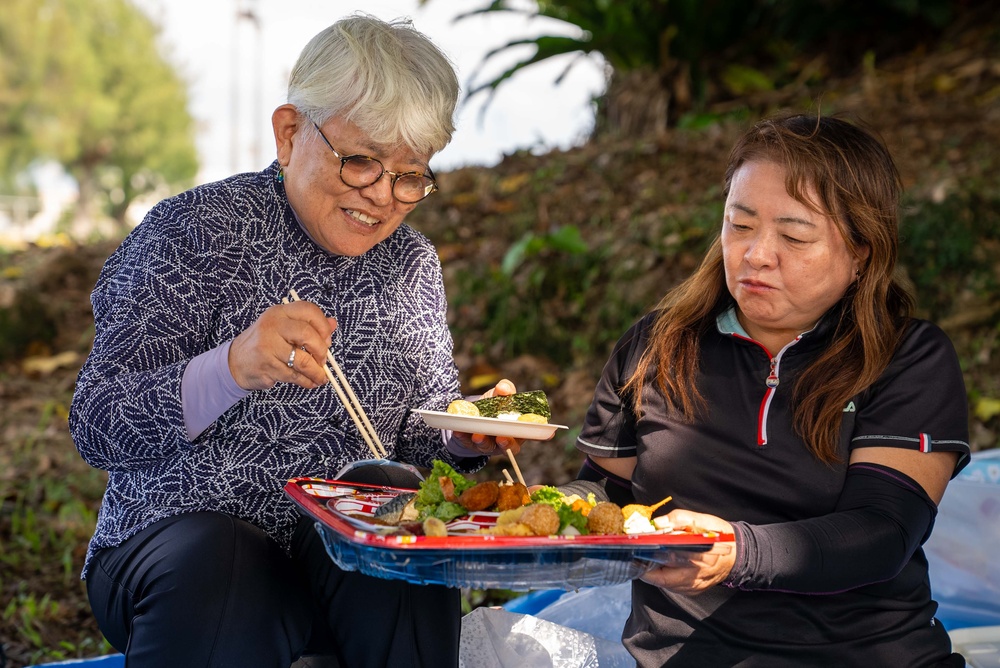 Okinawans celebrate Kikushu at Kadena