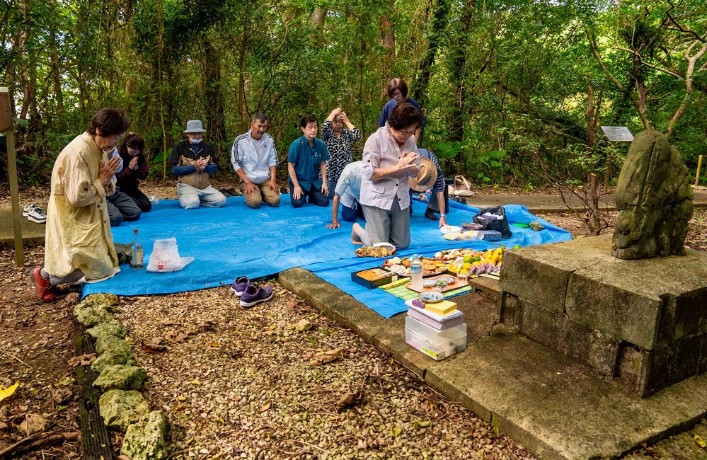 Okinawans celebrate Kikushu at Kadena