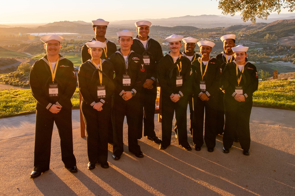 Ronald Reagan Sailors Attend Reagan National Defense Forum