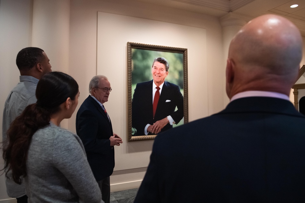 Ronald Reagan Sailors Attend Reagan National Defense Forum