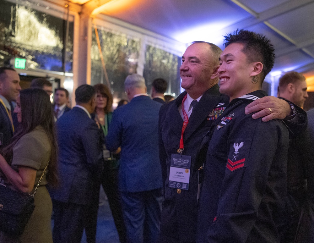 Ronald Reagan Sailors Attend Reagan National Defense Forum