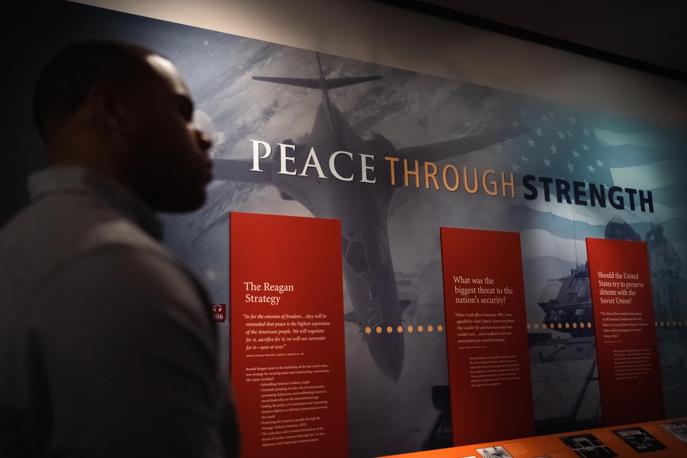 Ronald Reagan Sailors Attend Reagan National Defense Forum