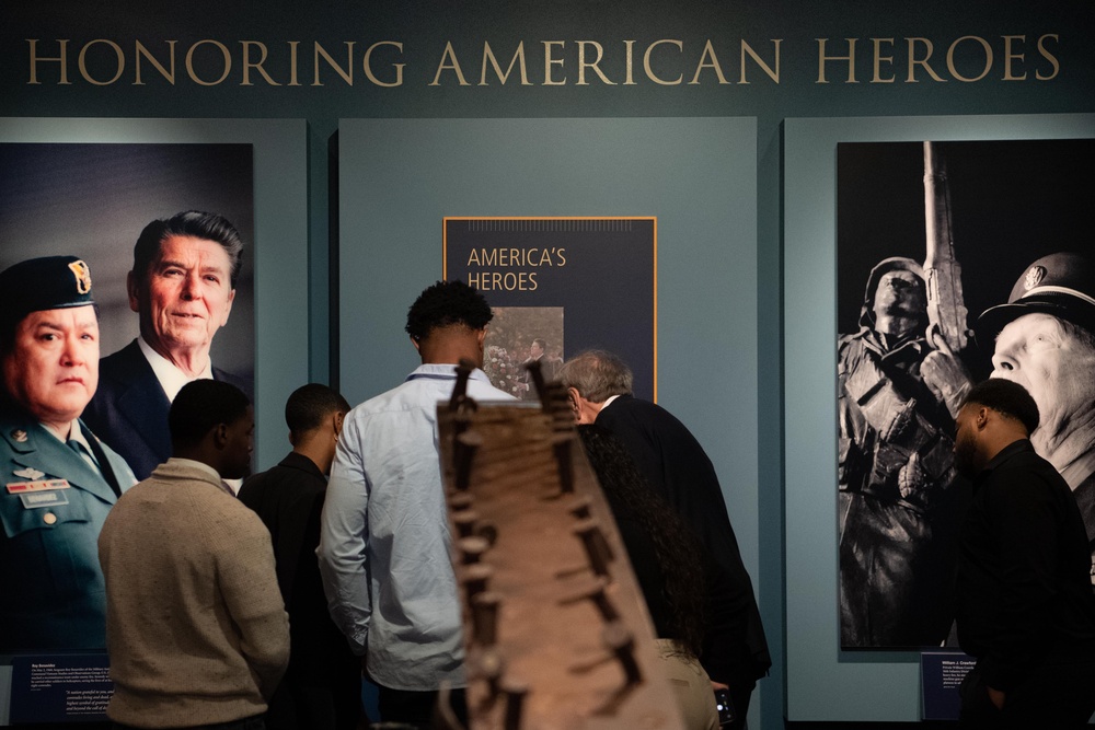 Ronald Reagan Sailors Attend Reagan National Defense Forum