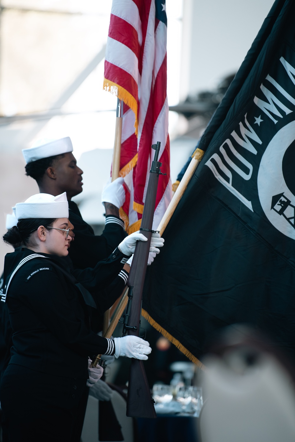 Ronald Reagan Sailors Attend Reagan National Defense Forum