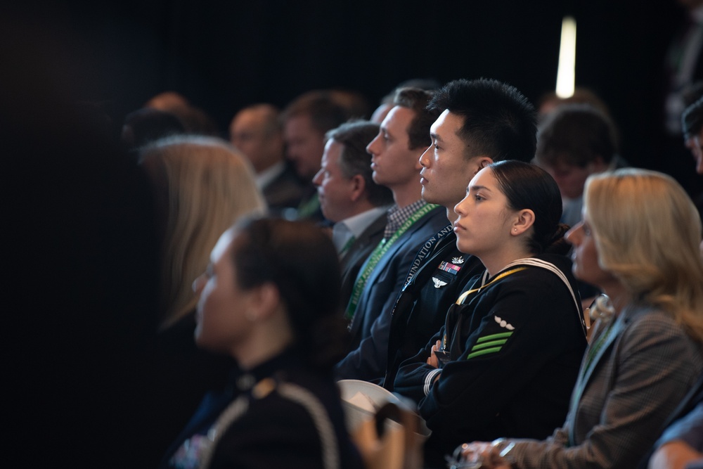 Ronald Reagan Sailors Attend Reagan National Defense Forum