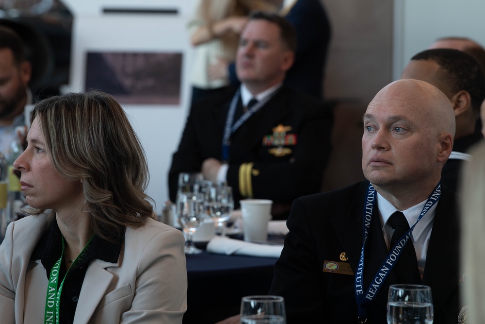 Ronald Reagan Sailors Attend Reagan National Defense Forum
