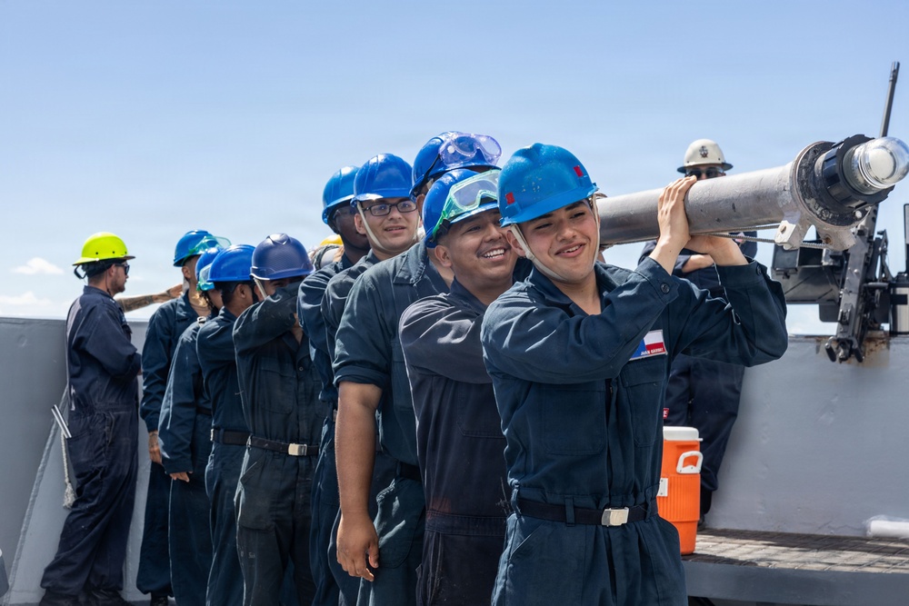 USS San Antonio Conducts Port Transit in St. Thomas, U.S. Virgin Islands