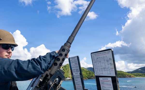 USS San Antonio Conducts Port Transit in St. Thomas, U.S. Virgin Islands
