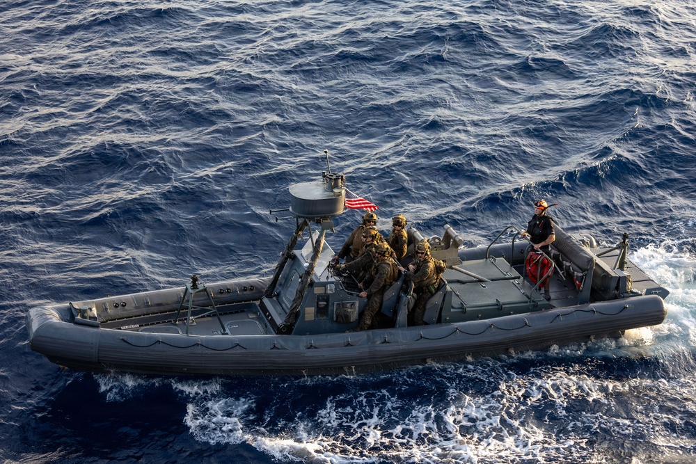 USS San Antonio Conducts Fast Rope Training Evolution