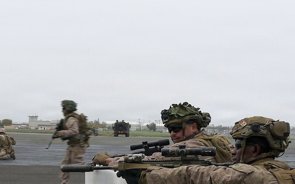 1st Bn., 5th Marines conduct fire team attack drills during Steel Knight 25