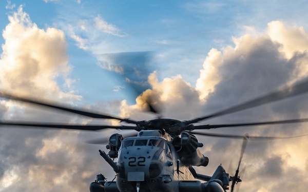 USS San Antonio (LPD 17) conducts flight operations