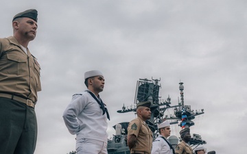 31st MEU and USS Tripoli | Manning the rails in Vietnam