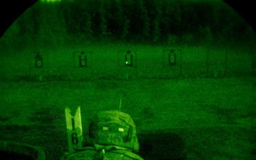 555th Engineering Brigade night fire familiarization