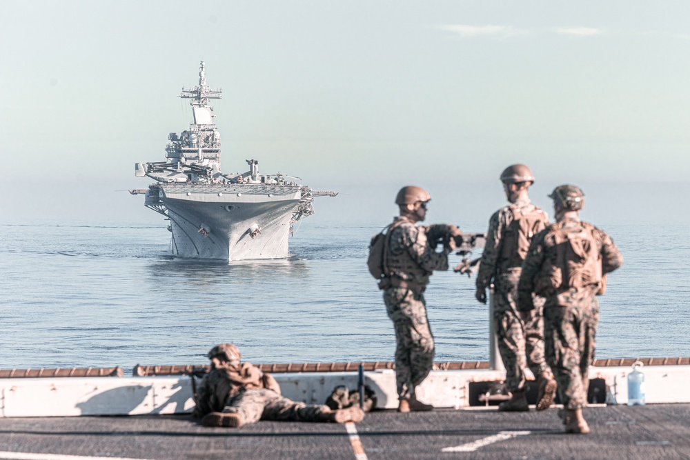 BOXARG and 11th MEU Marines, Sailors Conduct a Simulated Strait Transit