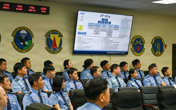 ROKAF Air University students tour Andersen AFB