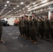 11th MEU Marine promotes to Lance Corporal aboard USS Portland