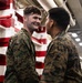 11th MEU Marine promotes to Lance Corporal aboard USS Portland