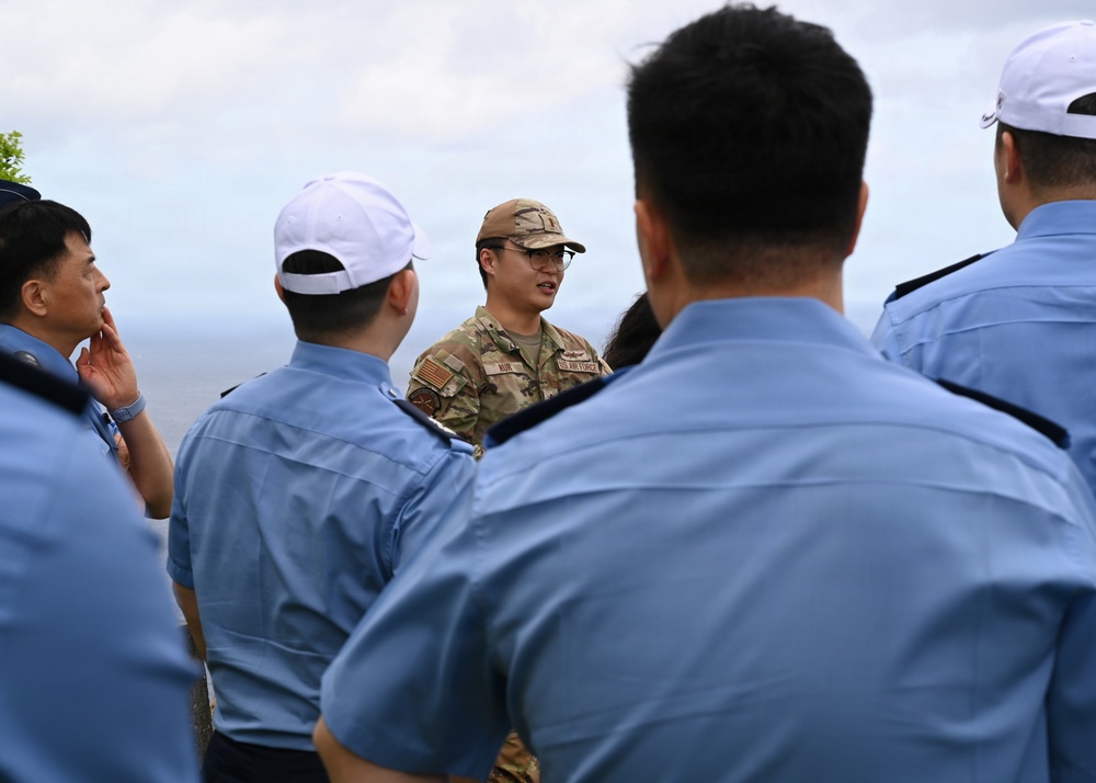 ROKAF Air University students tour Andersen AFB