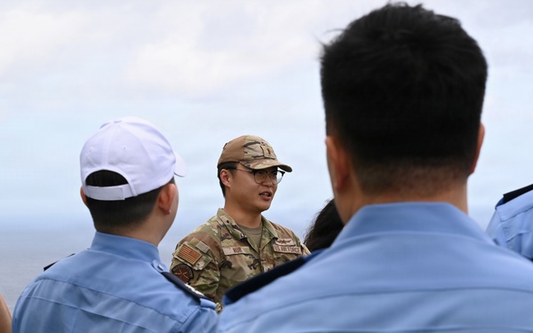 ROKAF Air University students tour Andersen AFB