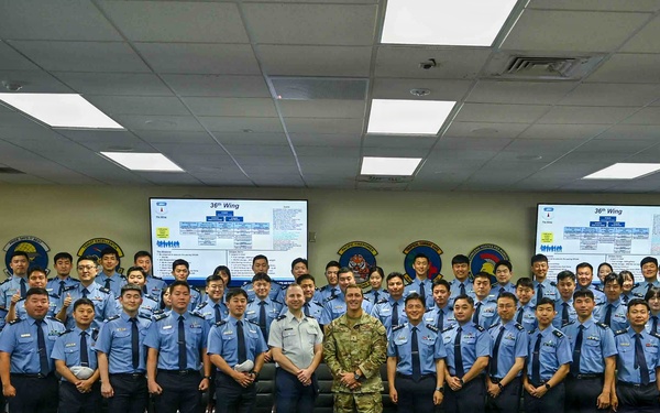 ROKAF Air University students tour Andersen AFB