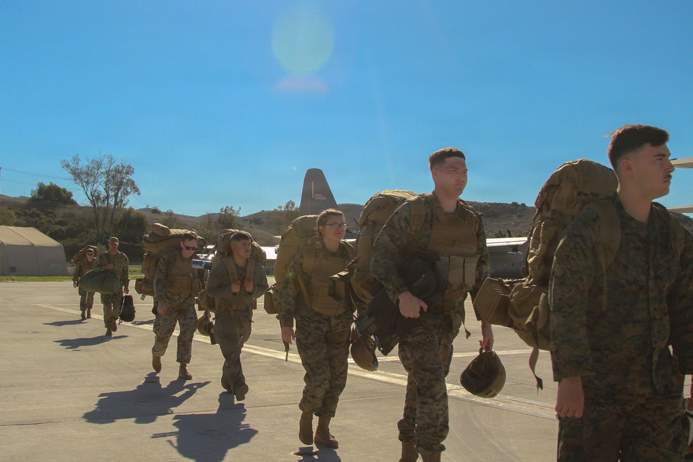 Steel Knight 25: Diamondbacks depart Camp Pendleton for Mather node