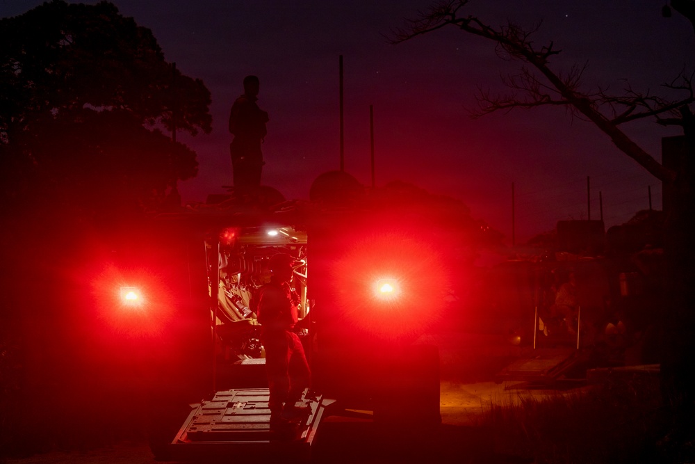 31st MEU | Kilo Company conducts mechanized raid