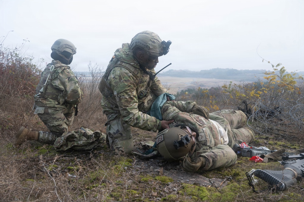 Wolf Pack defenders conduct field training exercise with OPFOR