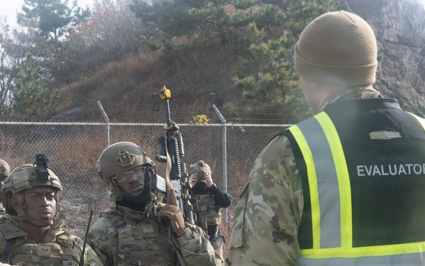 Wolf Pack defenders conduct field training exercise with OPFOR