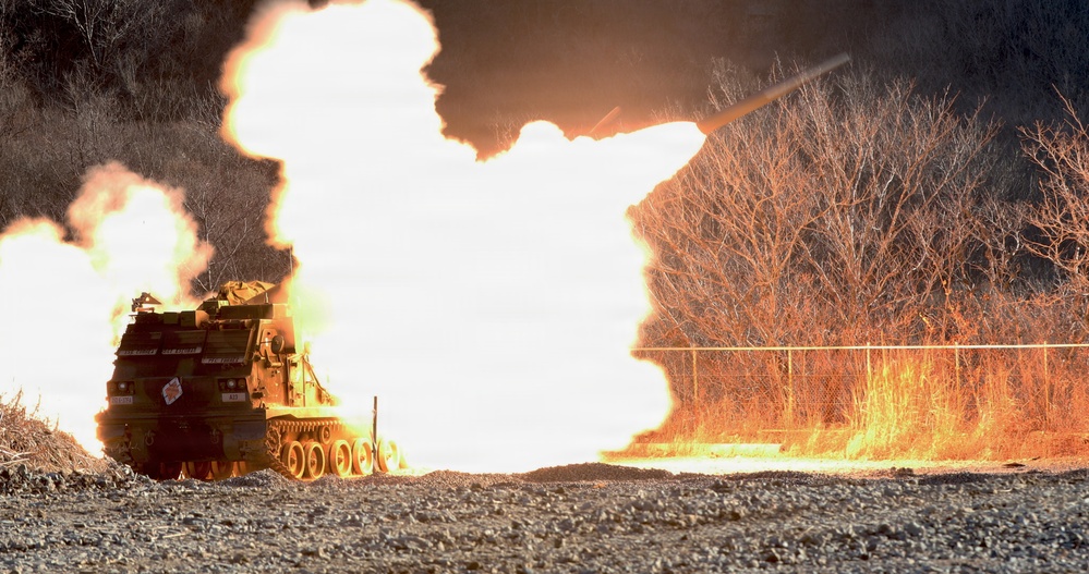 6-37 Field Artillery Regiment conducts rocket live fire