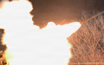 6-37 Field Artillery Regiment conducts rocket live fire