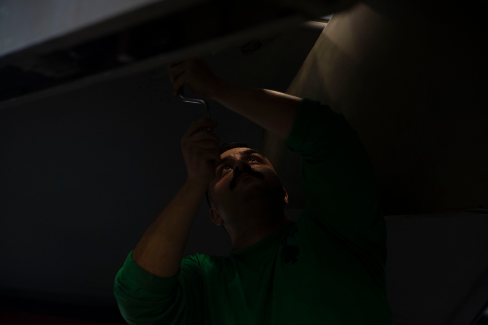 USS Abraham Lincoln conducts routine operations.