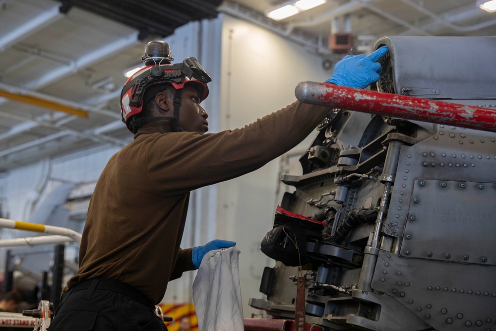 USS Abraham Lincoln conducts routine operations.