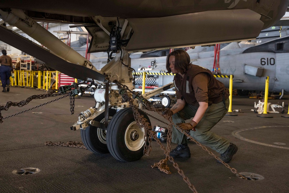 USS Abraham Lincoln conducts routine operations.