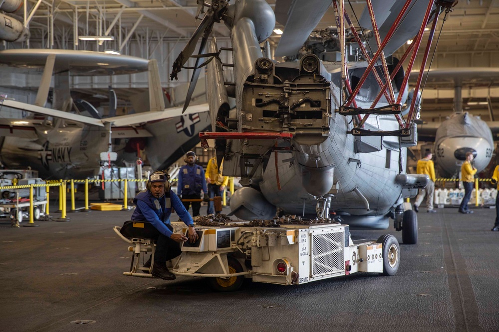 USS Abraham Lincoln conducts routine operations.