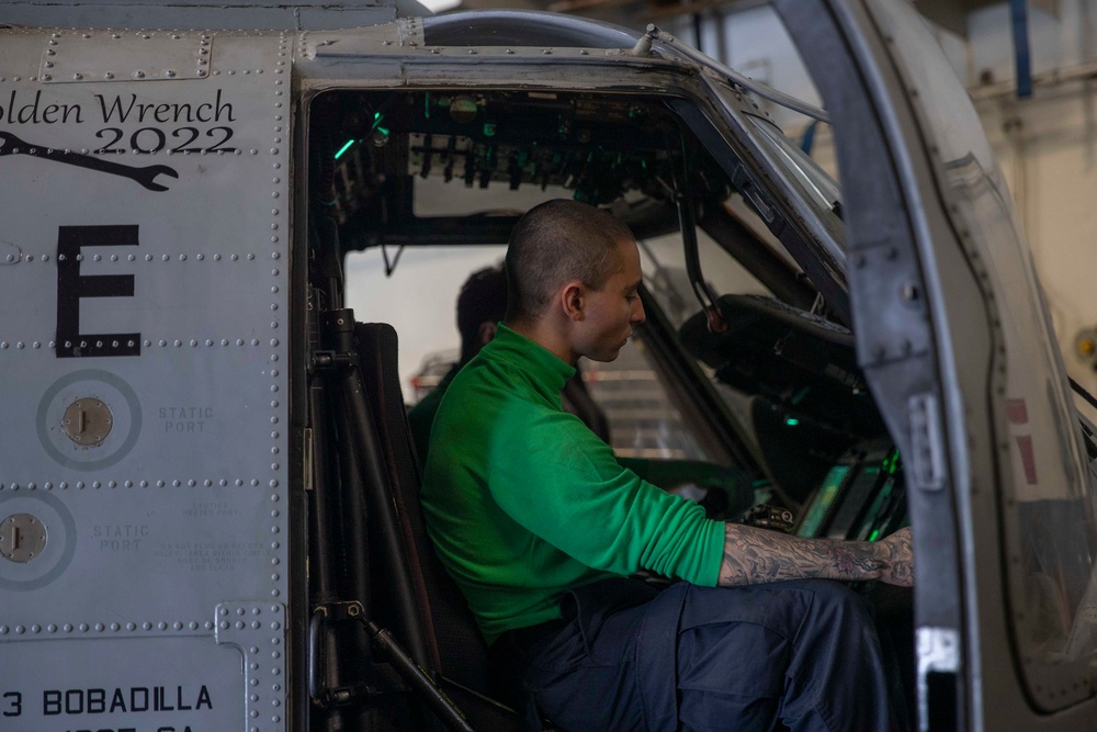 USS Abraham Lincoln conducts routine operations.
