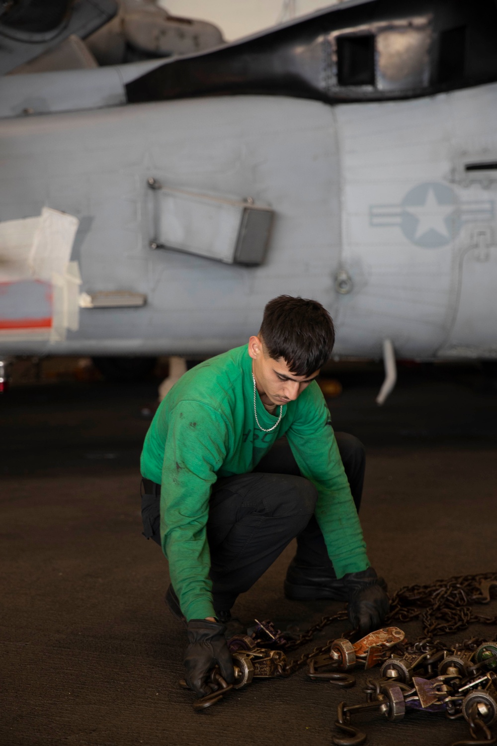 USS Abraham Lincoln conducts routine operations.