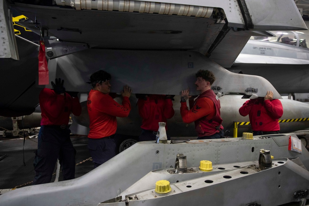 USS Abraham Lincoln conducts routine operations.