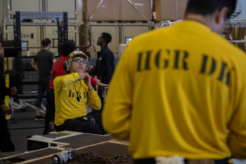 USS Abraham Lincoln conducts routine operations.